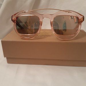 Sunglasses reflected  Dior.